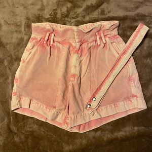 Pink mom shorts